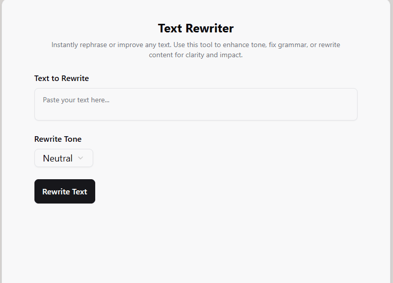 Text Rewriter